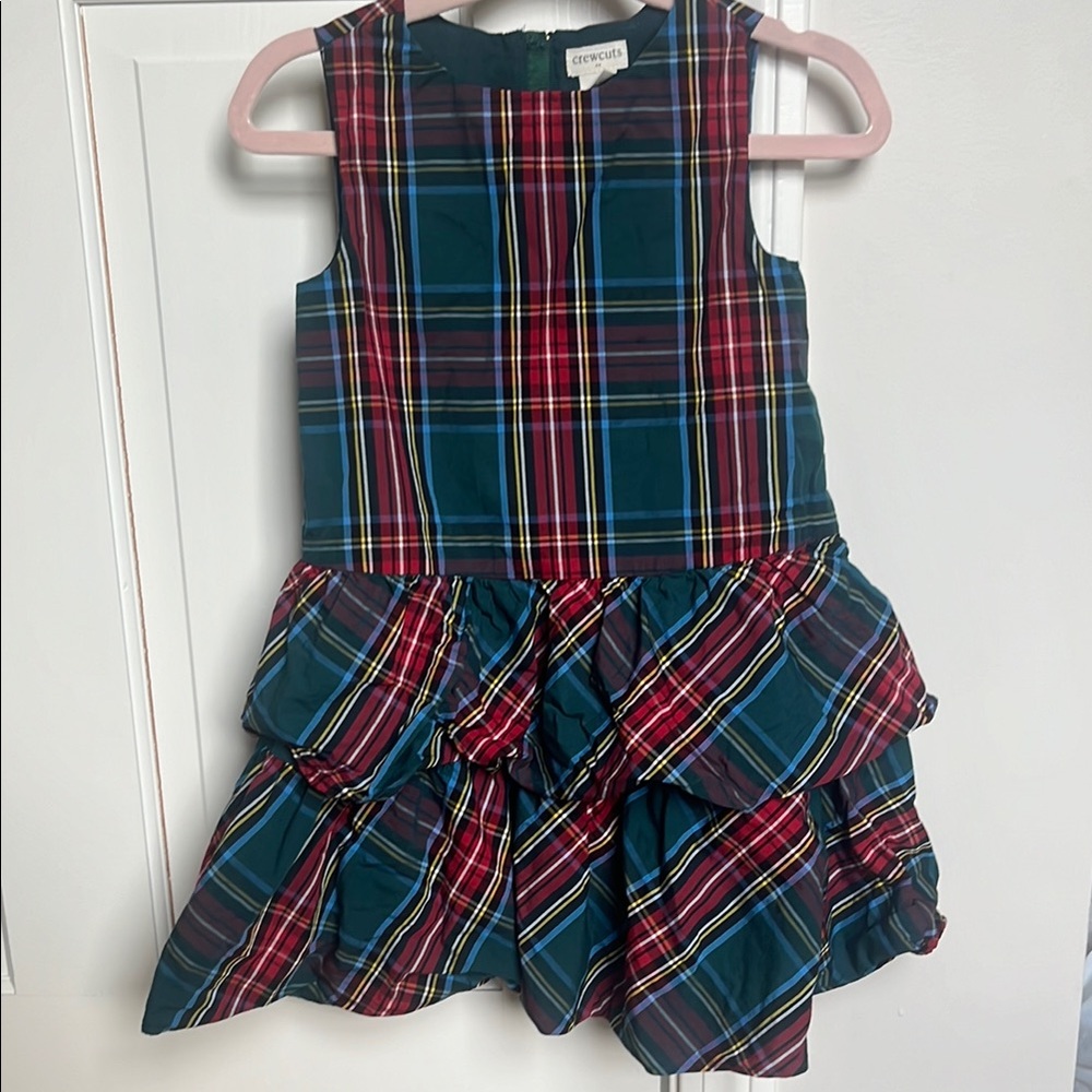Charming Checkered Kids Dress